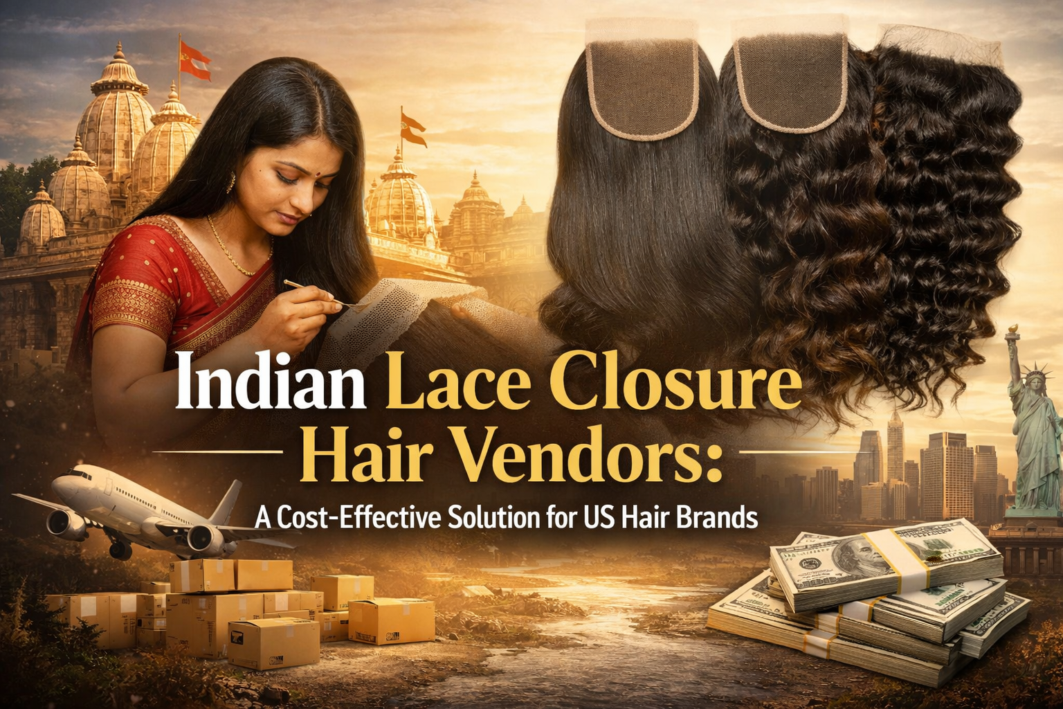 Indian Lace Closure Human Hair Vendors: A Cost-Effective Solution for US Hair Brands